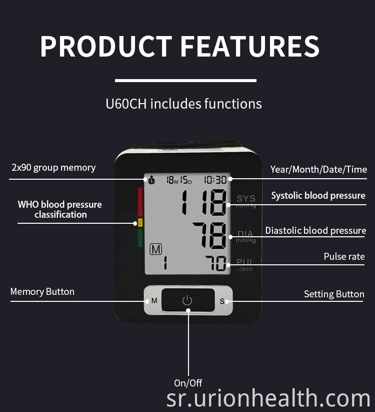 electric digital blood pressure monitor